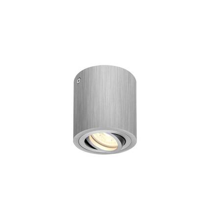 BIG WHITE TRILEDO CL vnitřní stropní nástavbové svítidlo, QPAR51, kartáčovaný hliník, max. 10W 1002012