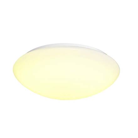 BIG WHITE LIPSY 50 Dome LED, venkovní nástěnné a stropní nástavbové svítidlo, bílá, IP44, 3000/4000K 1002022