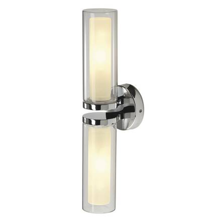 BIG WHITE Nástěnné svítidlo WL 106 zdvojené sklo, chrom 2xE14 1002229