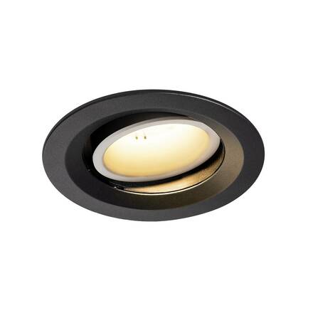 BIG WHITE NUMINOS MOVE DL M vnitřní LED zápustné stropní svítidlo černá/bílá 2700 K 40° otočné a výkyvné 1003557