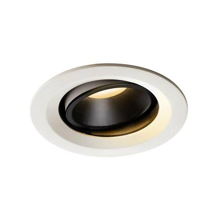 BIG WHITE NUMINOS MOVE DL M vnitřní LED zápustné stropní svítidlo bílá/černá 2700 K 55° otočné a výkyvné 1003571