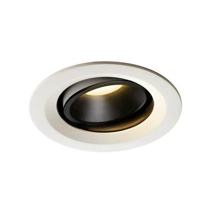 BIG WHITE NUMINOS MOVE DL M vnitřní LED zápustné stropní svítidlo bílá/černá 3000 K 40° otočné a výkyvné 1003592