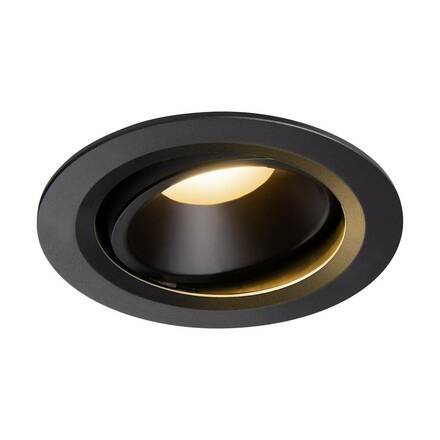 BIG WHITE NUMINOS MOVE DL L vnitřní LED zápustné stropní svítidlo černá/černá 2700 K 40° otočné a výkyvné 1003628