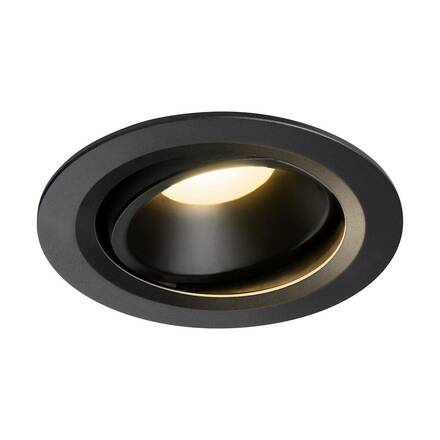 BIG WHITE NUMINOS MOVE DL L vnitřní LED zápustné stropní svítidlo černá/černá 3000 K 20° otočné a výkyvné 1003649