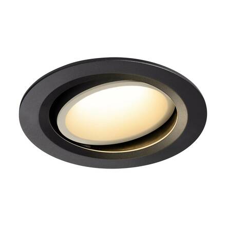 BIG WHITE NUMINOS MOVE DL L vnitřní LED zápustné stropní svítidlo černá/bílá 3000 K 20° otočné a výkyvné 1003650