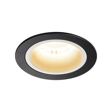 BIG WHITE NUMINOS DL M vnitřní LED zápustné stropní svítidlo černá/bílá 2700 K 55° včetně listových pružin 1003848
