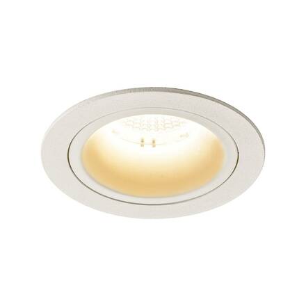 BIG WHITE NUMINOS DL M vnitřní LED zápustné stropní svítidlo bílá/bílá 2700 K 40° včetně listových pružin 1003857