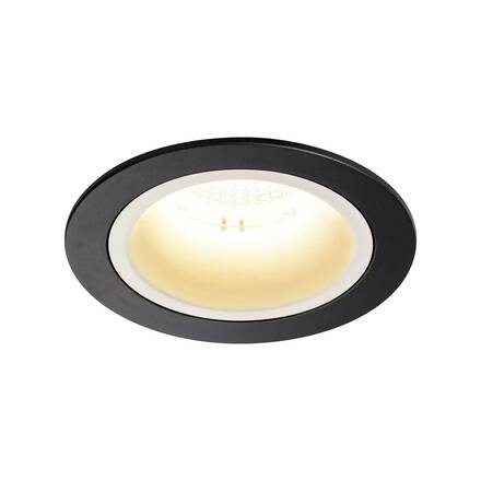 BIG WHITE NUMINOS DL M vnitřní LED zápustné stropní svítidlo černá/bílá 3000 K 20° včetně listových pružin 1003866