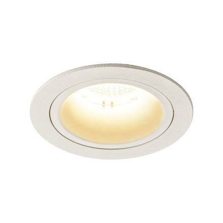 BIG WHITE NUMINOS DL M vnitřní LED zápustné stropní svítidlo bílá/bílá 3000 K 20° včetně listových pružin 1003878