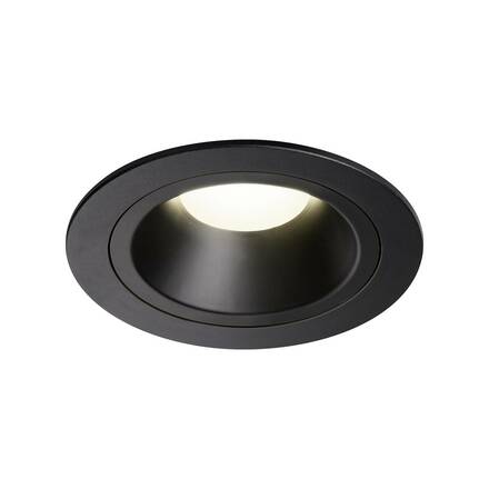 BIG WHITE NUMINOS DL M vnitřní LED zápustné stropní svítidlo černá/černá 4000 K 55° včetně listových pružin 1003895