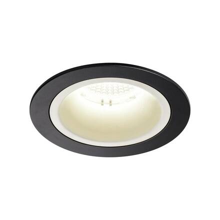 BIG WHITE NUMINOS DL M vnitřní LED zápustné stropní svítidlo černá/bílá 4000 K 55° včetně listových pružin 1003896