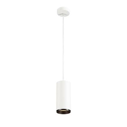BIG WHITE NUMINOS PD PHASE L vnitřní LED závěsné svítidlo bílá/černá 3000 K 24° 1004350