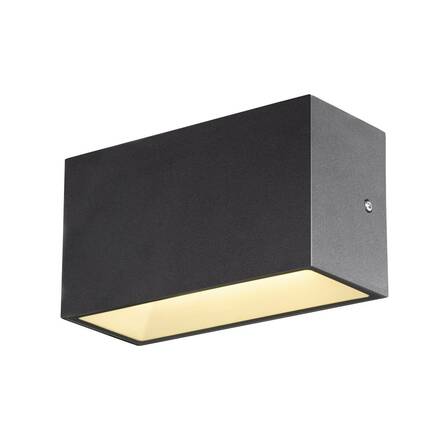 BIG WHITE SITRA M WL UP/DOWN venkovní LED nástěnné přisazené svítidlo antracit CCT switch 3000/4000 K 1005151