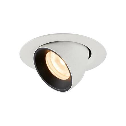 BIG WHITE NUMINOS GIMBLE XS zápustné stropní svítidlo bílé/černé 2700 K 40° 1005825