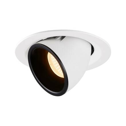 BIG WHITE NUMINOS GIMBLE M zápustné stropní svítidlo bílé/černé 2700 K 55° 1005936