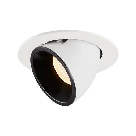 BIG WHITE NUMINOS GIMBLE L zápustné stropní svítidlo bílé/černé 2700 K 40° 1005987