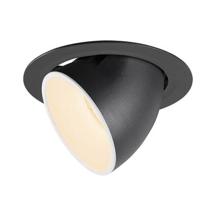 BIG WHITE NUMINOS GIMBLE XL zápustné stropní svítidlo černé/bílé 2700 K 55° 1006036