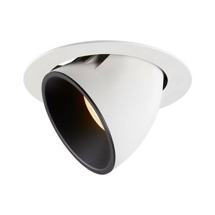 BIG WHITE NUMINOS GIMBLE XL zápustné stropní svítidlo bílé/černé 2700 K 55° 1006044