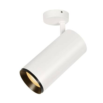BIG WHITE NUMINOS SPOT XL PHASE přisazené stropní svítidlo bílé/černé 36 W 2700 K 24° 1006086