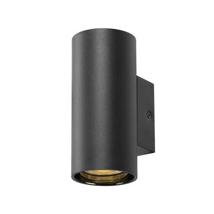 BIG WHITE (SLV) ASTO TUBE nástěnné přisazené svítidlo, válcové, max. 1x 10 W, černé 1006441