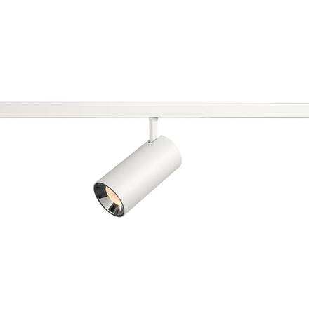 BIG WHITE (SLV) NUMINOS S 48 V TRACK DALI, spot, bílé/chrom, 16 W, 980 lm, 2700 K, CRI90, 55° 1006722