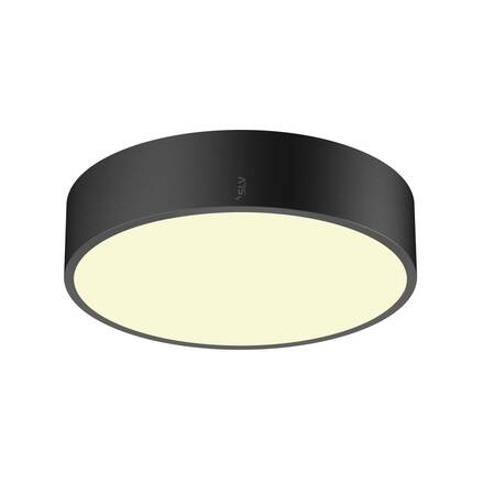 BIG WHITE (SLV) MEDO PRO 30 nástěnné a stropní nástavbové svítidlo, kulaté, 3000/4000K, 10W, DALI, Touch, 110°, černá 1007286
