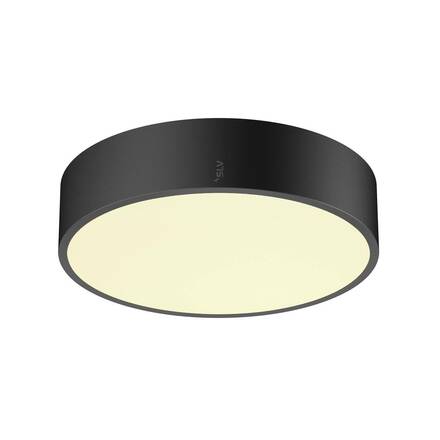 BIG WHITE (SLV) MEDO PRO 30 nástěnné a stropní nástavbové svítidlo, kulaté, 3000/4000K, 10W, fáze, 70°, UGR&lt;19, černá 1007288