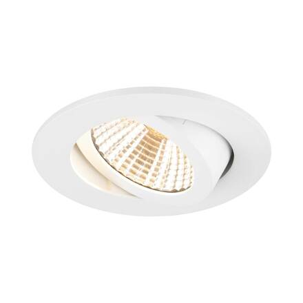 BIG WHITE (SLV) NEW TRIA 68 stropní vestavné svítidlo, 2700K, 38°, IP 20, kulaté, bílá 1007385