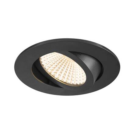 BIG WHITE (SLV) NEW TRIA 68 stropní vestavné svítidlo, 2700K, 60°, IP 20, kulaté, černá 1007388