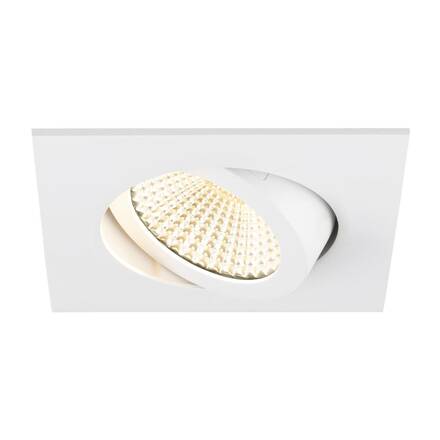 BIG WHITE (SLV) NEW TRIA 68 stropní vestavné svítidlo, 3000K, 60°, IP 20, čtvercové, bílá 1007399