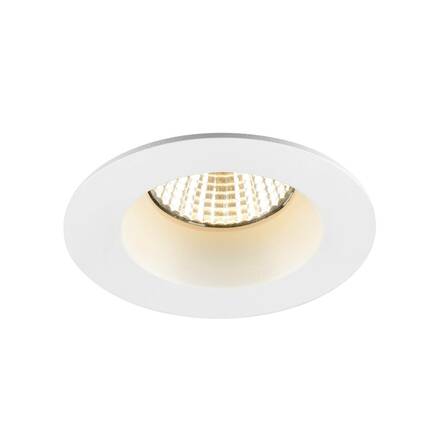 BIG WHITE (SLV) NEW TRIA 68 stropní vestavné svítidlo, 3000K, 38°, IP 20 / IP 65, kulaté, bílá 1007407