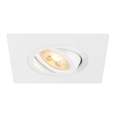 BIG WHITE (SLV) NEW TRIA 75 XL stropní vestavné svítidlo, čtvercové, max. 10W, GU10, bílá 1007627