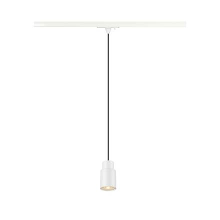 BIG WHITE (SLV) PURI 2.0 Tube 1~ závěsné světlo, GU10, délka závěsu 200cm, 1x max. 6W, bílá barva 1008256
