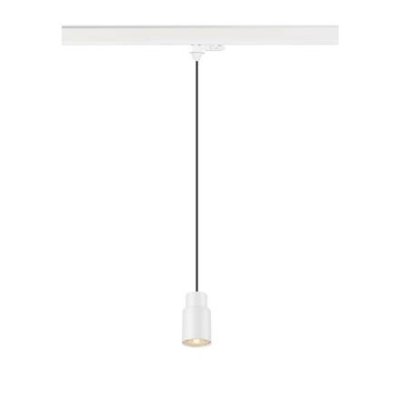 BIG WHITE (SLV) PURI 2.0 Tube 3~ závěsné světlo, GU10, délka závěsu 200cm, 1x max. 6W, bílá barva 1008277