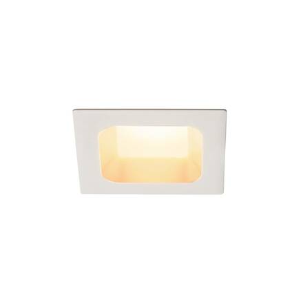 BIG WHITE VERLUX, vestavné svítidlo, LED, 3000K, bílé matné, D/Š/H 8,5/8,5/4,5 cm, 10 W 112682