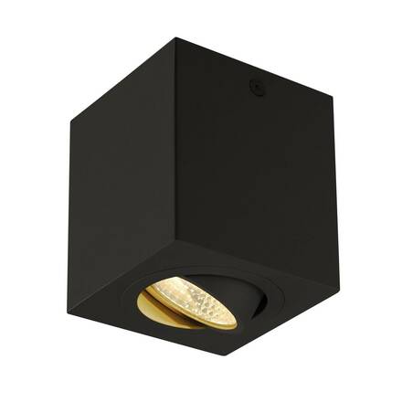 BIG WHITE TRILEDO SQUARRE CL, stropní svítidlo, LED, 3000K, hranaté, černé matné, 38°, 6,2 W, vč. ovladače 113940