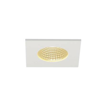 BIG WHITE PATTA-I, vestavné svítidlo, LED, 3000K, hranaté, bílé matné, 38°, vč. ovladače 114431