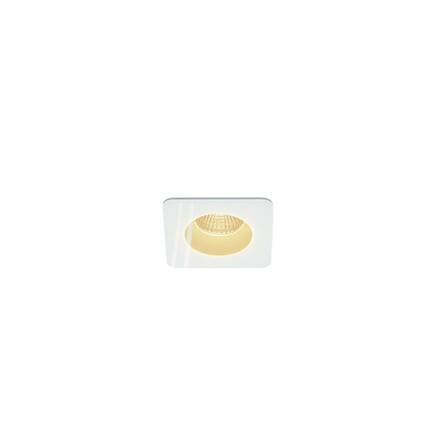 BIG WHITE PATTA-F, vestavné svítidlo, LED, 3000K, hranaté, bílé, 38°, vč. ovladače 114451