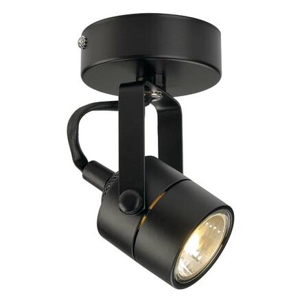 BIG WHITE SPOT 79, nástěnné a stropní svítidlo, QPAR51, kulaté, černé, 230 V, max. 50 W 132020