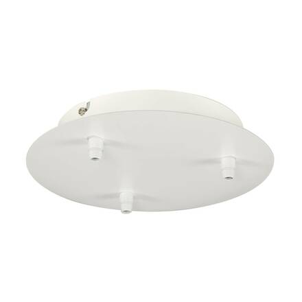 BIG WHITE STROPNÍ ROZETA FITU, 3dílná rozeta, kulatá, bílá, vč. odlehčovacích profilů 132611