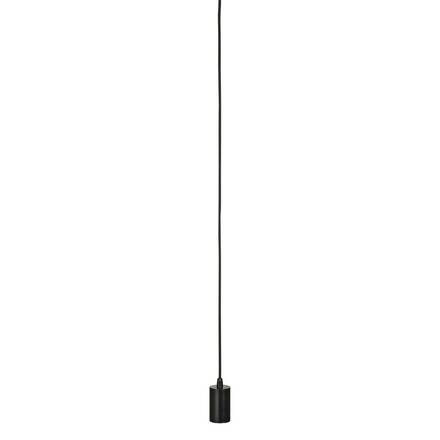 BIG WHITE FITU, závěsné svítidlo, A60, kulaté, černé, kabel 5 m bez koncovky, max. 60 W 132690
