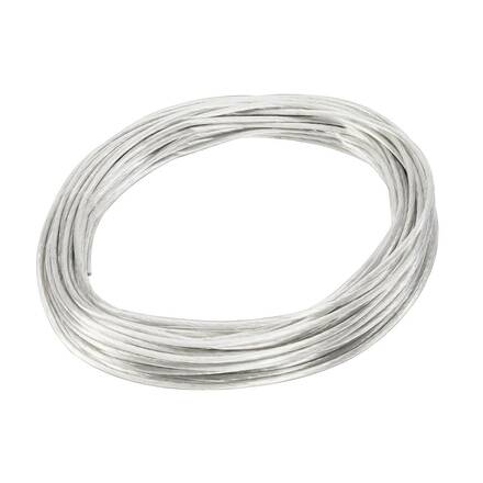 BIG WHITE NÍZKONAPĚŤOVÉ LANO, pro nízkonapěťový lanový systém TENSEO, bílý, 4 mm, 20 m 139031