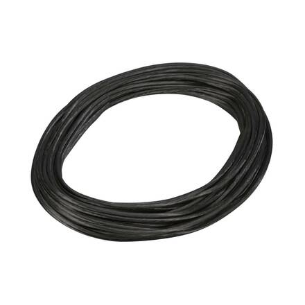 BIG WHITE NÍZKONAPĚŤOVÉ LANO, pro nízkonapěťový lanový systém TENSEO, černý, 6mm, 20 m 139050
