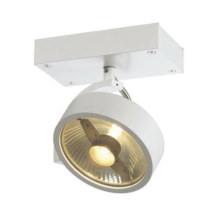BIG WHITE KALU, nástěnné a stropní svítidlo, jedna žárovka, QPAR111, kulaté, bílé matné, max. 75 W 147301