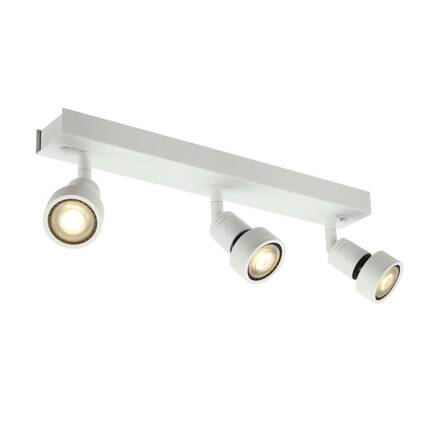 BIG WHITE PURI 3, nástěnné a stropní svítidlo, tři žárovky, QPAR51, bílé matné, max. 150 W, s dekoračním kroužkem 147381