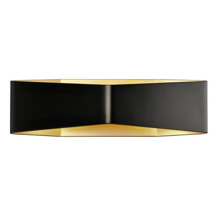 BIG WHITE CARISO WL-4, nástěnné svítidlo, LED, 2700K, černé/mosaz, 2x9 W 151740
