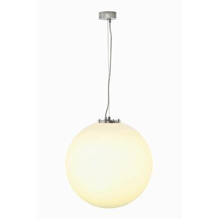 BIG WHITE ROTOBALL 50, závěsné svítidlo, TC-TSE, stříbrošedé/bílé, pr. 50 cm, max. 24 W 165400