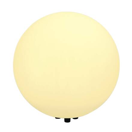 BIG WHITE ROTOBALL FLOOR 50, venkovní stojací lampa, TC-(D,H,T,Q)SE, IP44, koule, bílá, pr. 50 cm, max. 24 W 227221