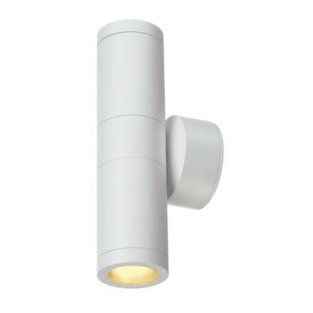 BIG WHITE ASTINA, venkovní nástěnné svítidlo, TCR50-SE, IP44, kulaté, up/down, bílé, max. 44 W 228771