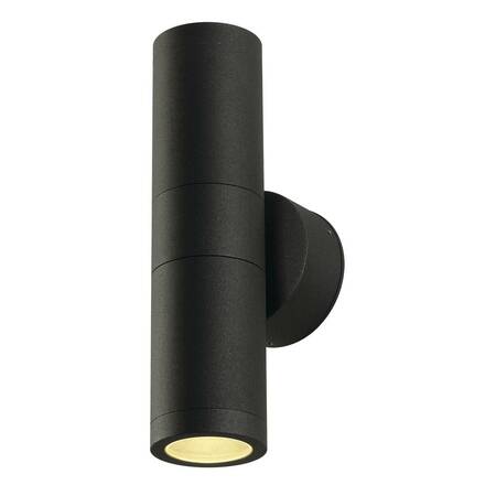 BIG WHITE ASTINA, venkovní nástěnné svítidlo, TCR50-SE, IP44, kulaté, up/down, antracit, max. 44 W 228775